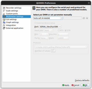 Setup Voltcraft MXD-4660A